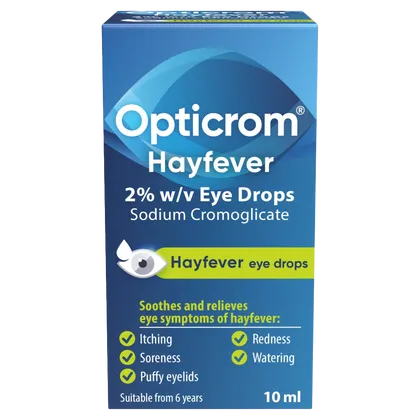 Opticrom Hayfever Eye Drops 10ml