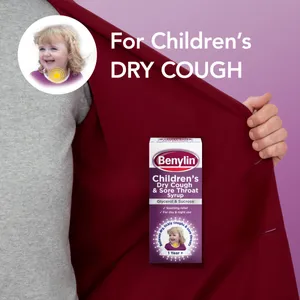 Benylin Children's Dry Cough & Sore Throat Syrup 125ml