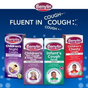 Benylin Children's Dry Cough & Sore Throat Syrup 125ml
