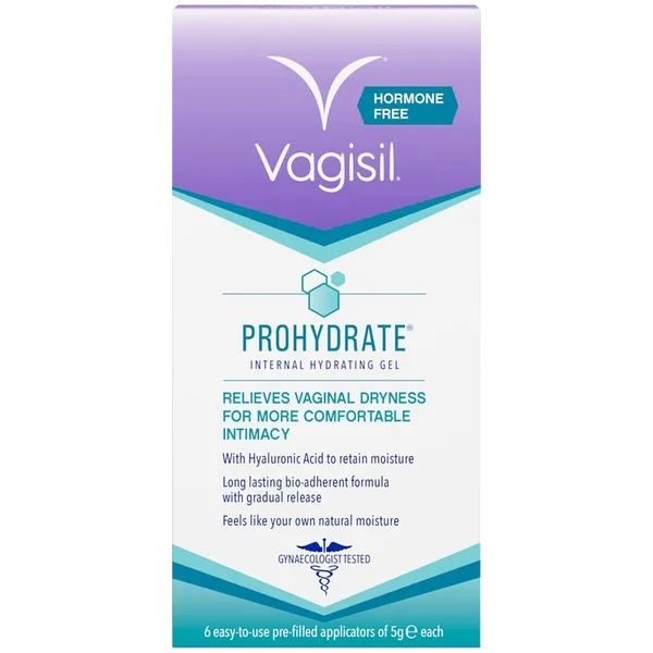 Vagisil ProHydrate Internal Gel 5g Pack of 6