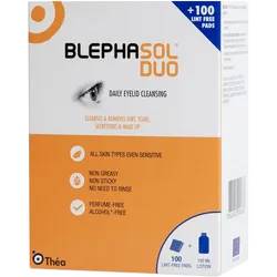 Blephasol DUO 100ml Lotion & 100 Pads