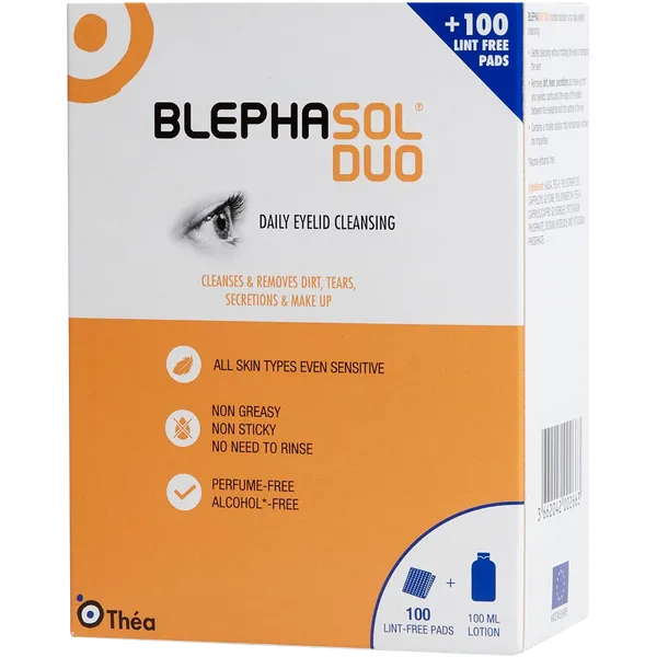 Blephasol DUO 100ml Lotion & 100 Pads