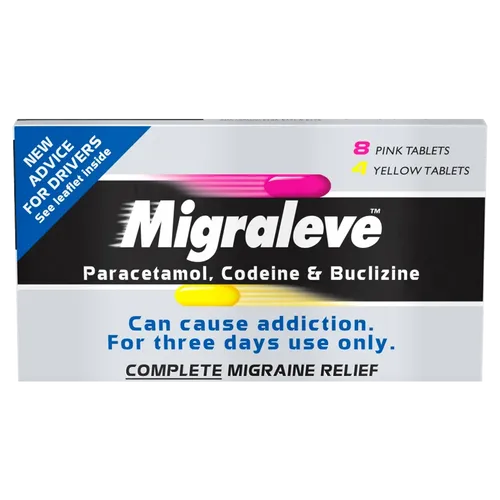 Migraleve Complete 8 Pink & 4 Yellow Tablets