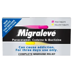 Migraleve Complete 8 Pink & 4 Yellow Tablets