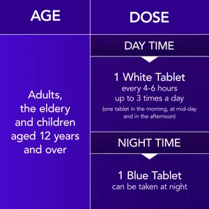 Benylin 24 Hour Cold & Flu Day & Night Tablets Pack of 16