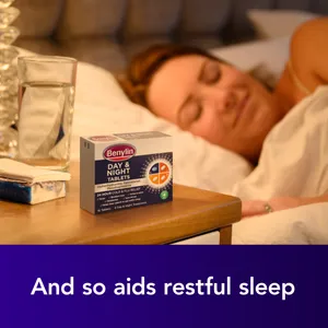Benylin 24 Hour Cold & Flu Day & Night Tablets Pack of 16