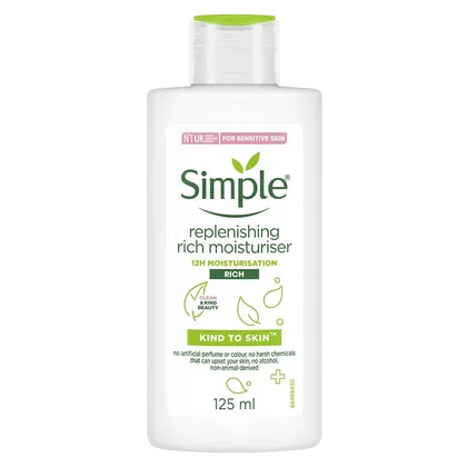 Simple Kind To Skin Replenishing Rich Moisturiser 125ml