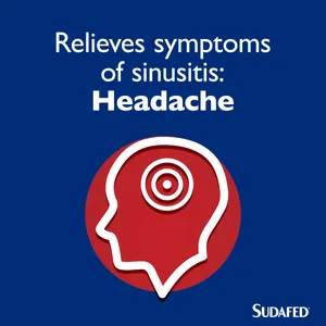 Sudafed Sinus Max Strength Capsules Pack of 16