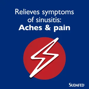 Sudafed Sinus Max Strength Capsules Pack of 16