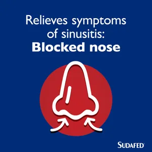 Sudafed Sinus Max Strength Capsules Pack of 16
