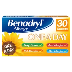 Benadryl One a Day Tablets - 30 Pack