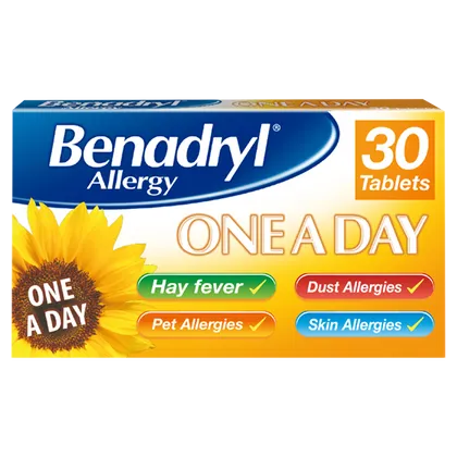 Benadryl One a Day Tablets - 30 Pack