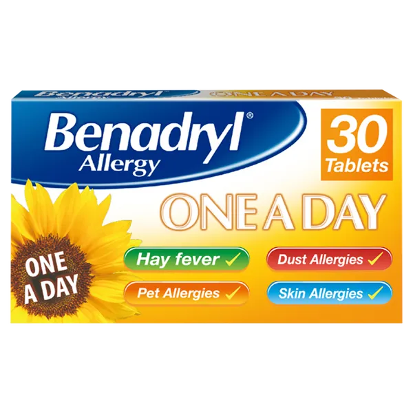 Benadryl One a Day Tablets - 30 Pack