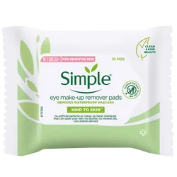 Simple Kind to Eyes Eye Make up Remover Pads Pack of 30