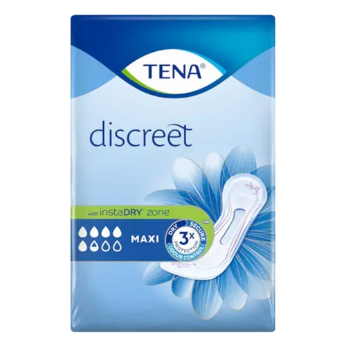 TENA Lady Discreet Maxi Pads Packs of 6