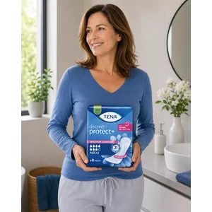 TENA Discreet Protect+ Maxi Pads Packs of 6