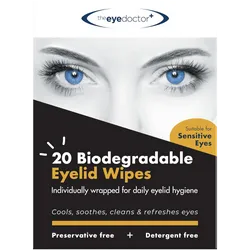 The Eye Doctor Eyelid Wipes Pack of 20