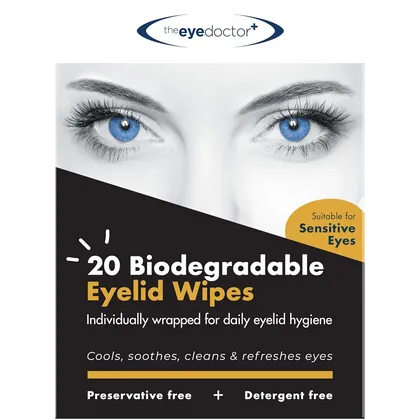 The Eye Doctor Eyelid Wipes Pack of 20