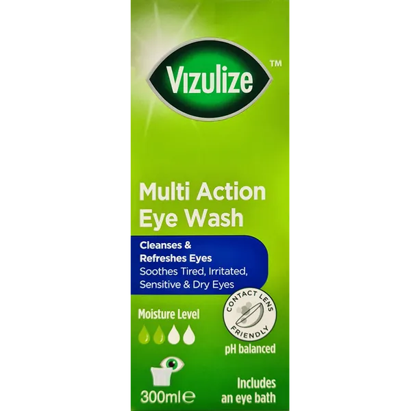 Vizulize Multi Action Eye Wash 300ml