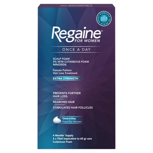 Regaine For Women Once-a-Day Scalp Foam 4 Month Supply