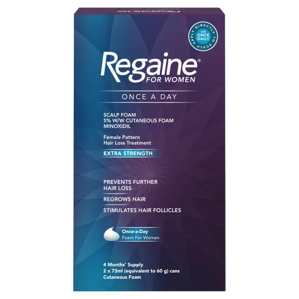 Regaine For Women Once-a-Day Scalp Foam 4 Month Supply