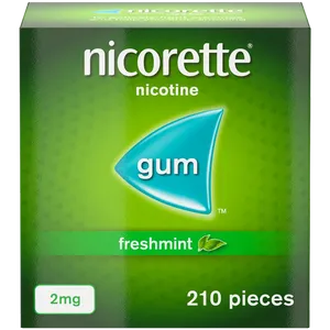 Nicorette® Freshmint 2mg Gum Nicotine 210 Pieces (Stop Smoking Aid)