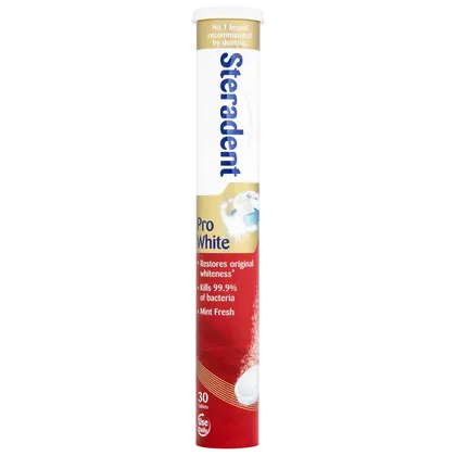 Steradent Pro White Tablets Pack of 30