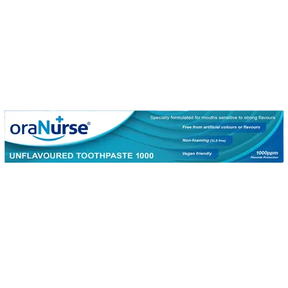 OraNurse Unflavoured Toothpaste 0 - 3 Years 50ml