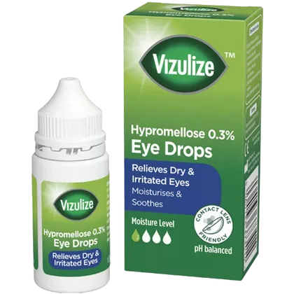Vizulize Hypromellose 0.3% Eye Drops 10ml