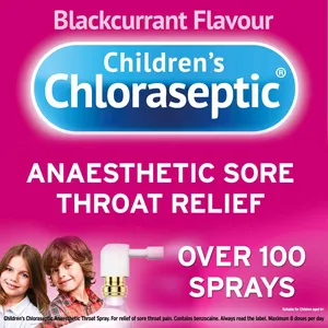 Ultra Chloraseptic Children's Sore Throat Spray Blackcurrant 15ml