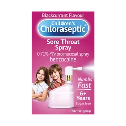 Ultra Chloraseptic Children's Sore Throat Spray Blackcurrant 15ml