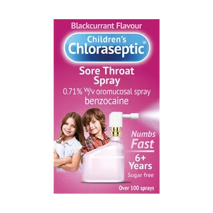 Ultra Chloraseptic Children's Sore Throat Spray Blackcurrant 15ml