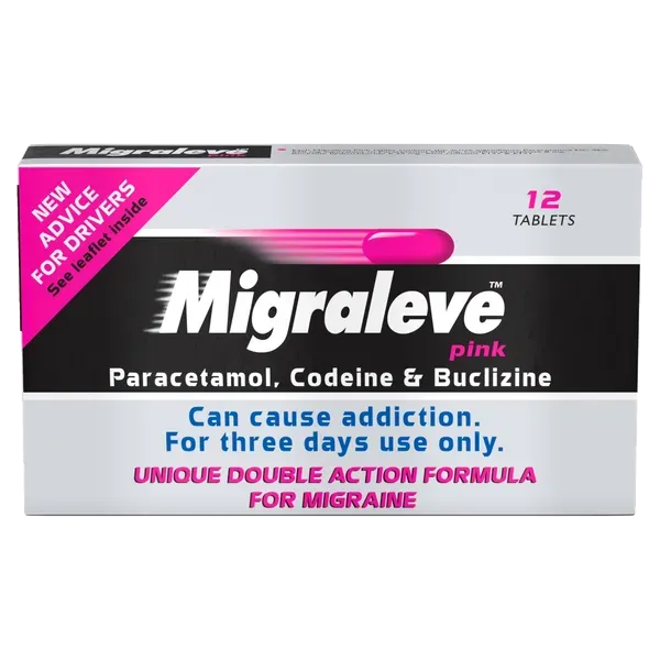 Migraleve Tablets Pink Pack of 12