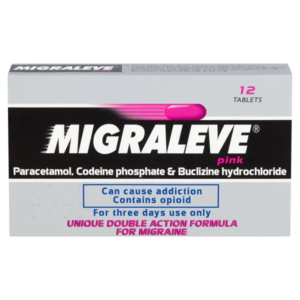 Migraleve Tablets Pink Pack of 12