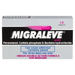 Migraleve Tablets Pink Pack of 12