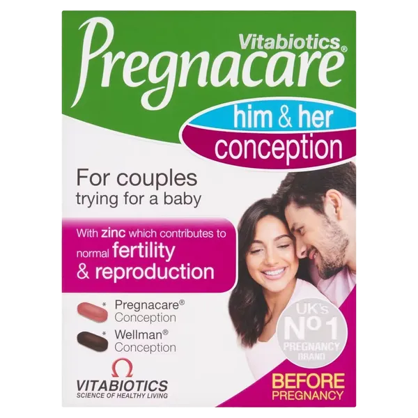Pregnacare Conception Him & Her Tablets Pack of 60