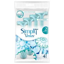 Gillette Simply Venus Disposable Razors Pack of 4