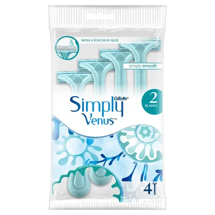 Gillette Simply Venus Disposable Razors Pack of 4