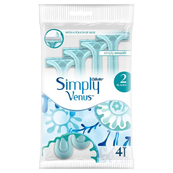 Gillette Simply Venus Disposable Razors Pack of 4