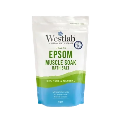 Westlab Muscle Soak Epsom Salt 1kg