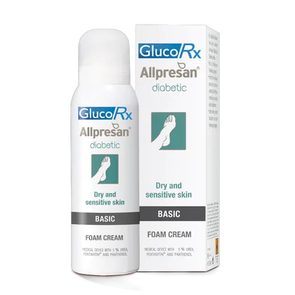 GlucoRx Allpresan Diabetic Foam Cream Basic 300ml