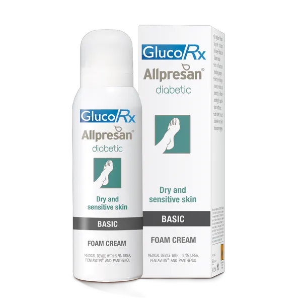 GlucoRx Allpresan Diabetic Foam Cream Basic 300ml