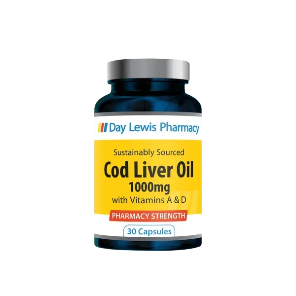 Day Lewis Cod Liver Oil 1000mg Capsules Pack of 30