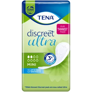 TENA Discreet Mini Pads Pack of 20