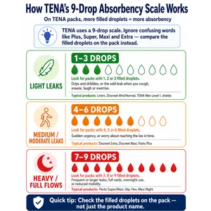TENA Discreet Normal Pads Pack of 12