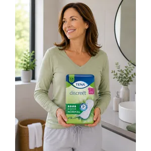 TENA Discreet Normal Pads Pack of 12