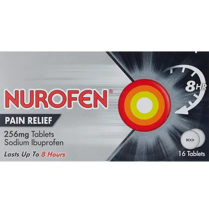 Nurofen Pain Relief 256mg Tablets Pack of 16