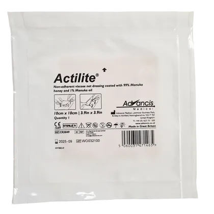 Actilite Manuka Honey Dressing 10cm x 10cm