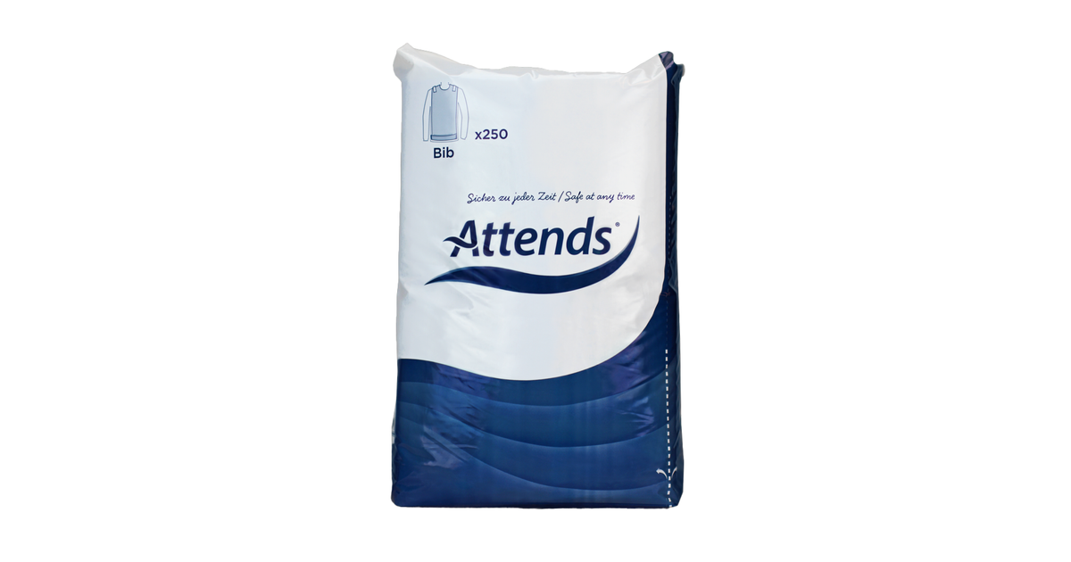 Attends Disposable Bibs Pack of 250