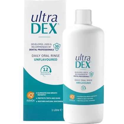UltraDEX Daily Oral Rinse Unflavoured 1L